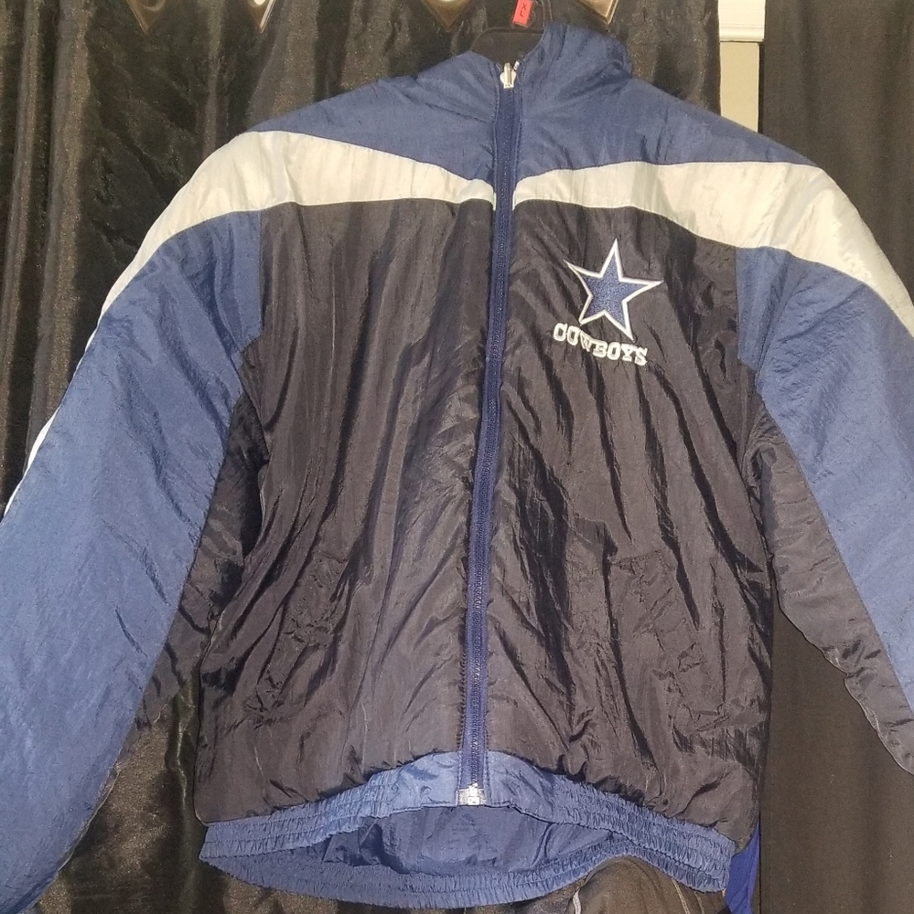 DALLAS COWBOYS ZIP-UP HOODED INSULATED MIGHTY-MAC - Picture 3 of 5